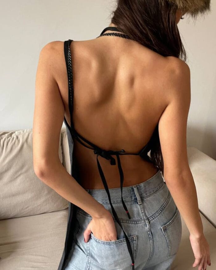Top Atik Gris Rayado - Imagen 2