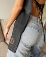 Top Atik Gris Rayado - Imagen 4