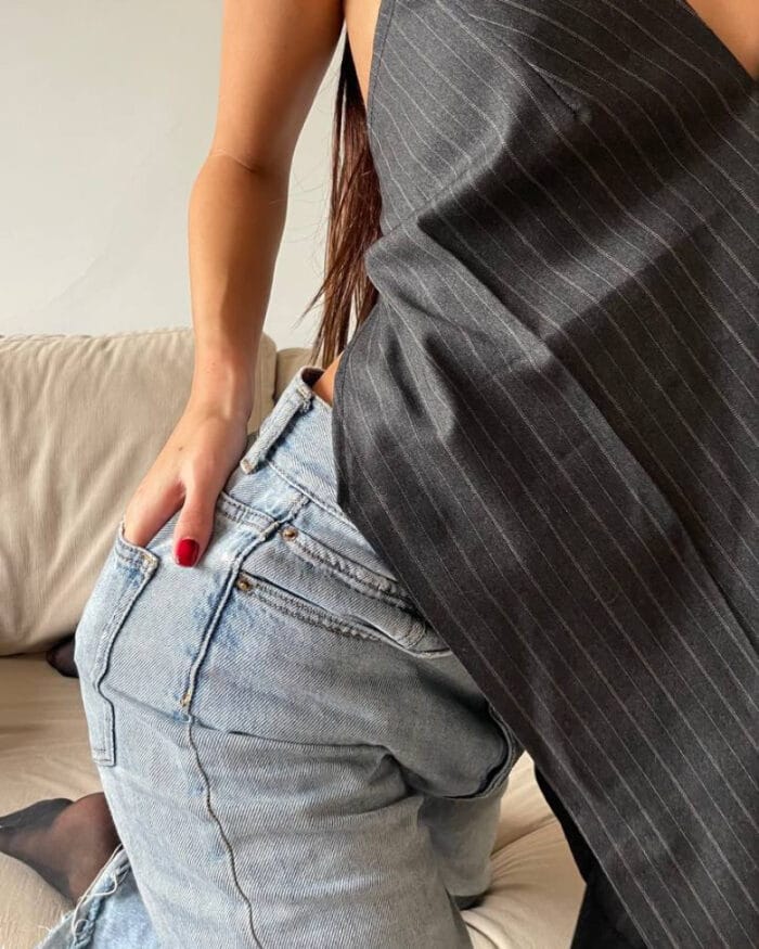 Top Atik Gris Rayado - Imagen 5