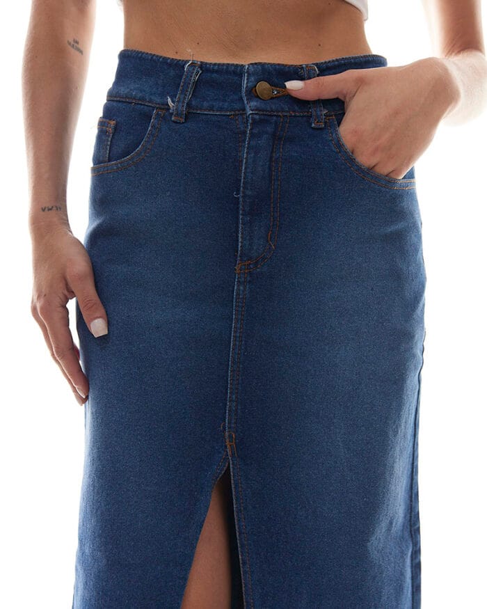 Denim skirt - Imagen 4