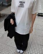 Remera Crisis Line Blanca - Imagen 2