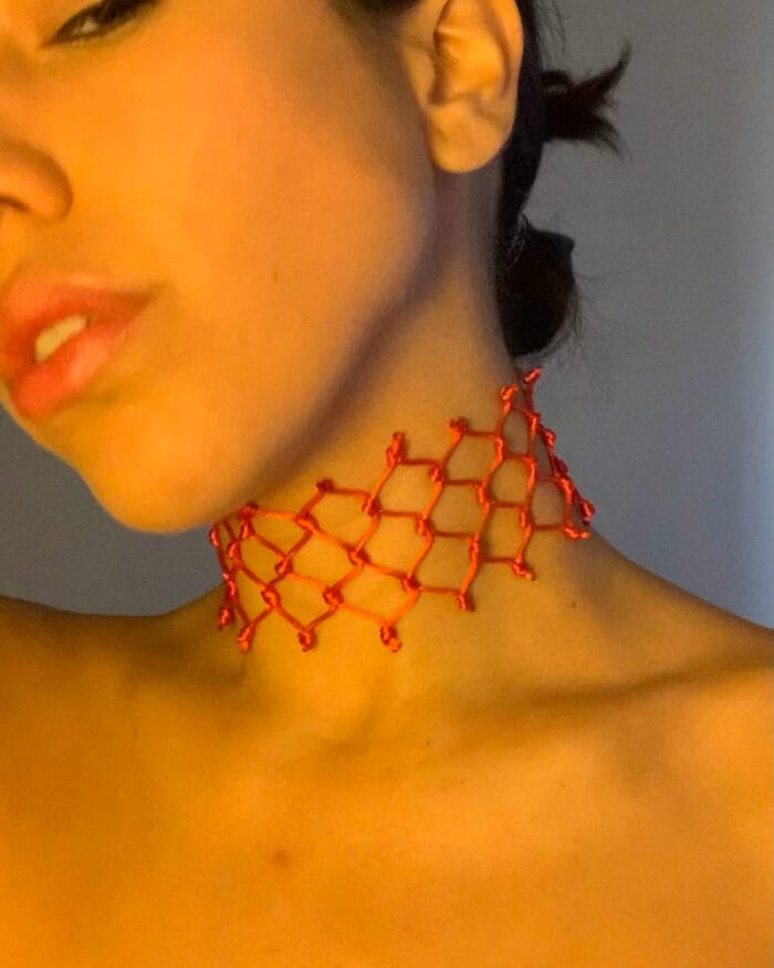 Mudra Necklace Red - Imagen 1