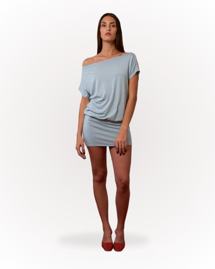 Vestido Fondo Celeste - Imagen 1