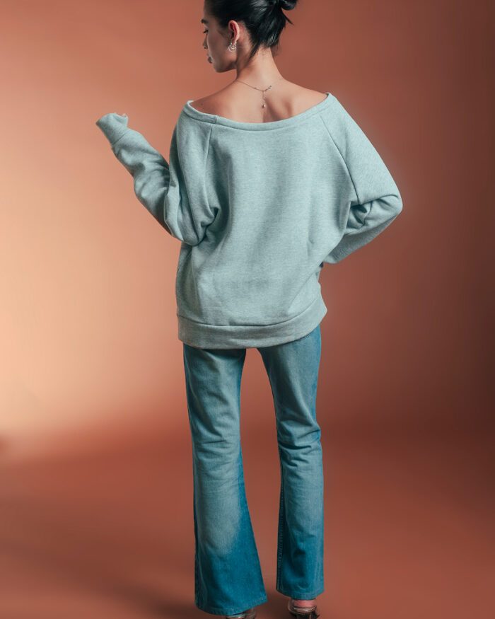Hoodie Kitten Gris - Imagen 3