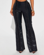 Pant Eco Cuero Tiras