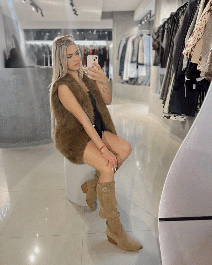 Texanas Gamuza Beige - Imagen 1