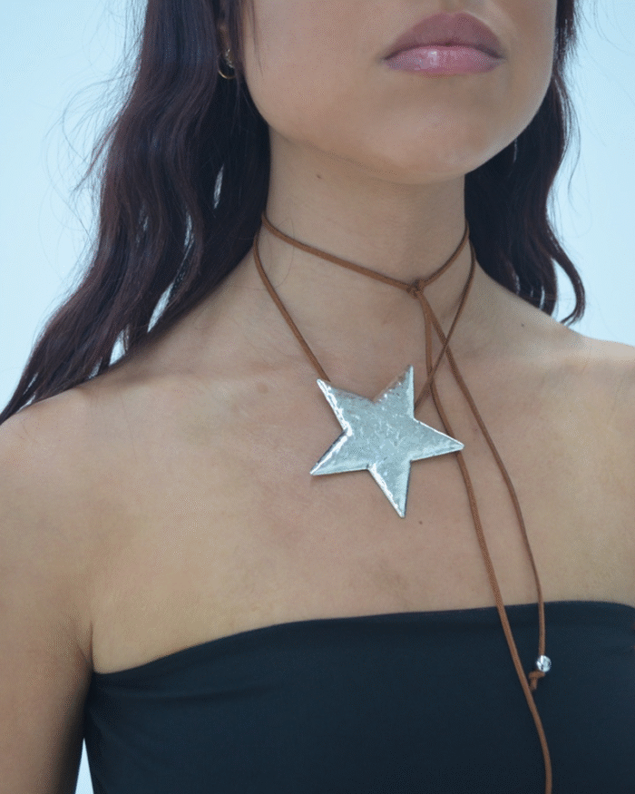 Choker Police Marron - Imagen 1