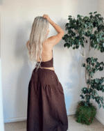 Falda Larga Marron - Imagen 2