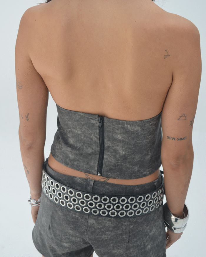 Top Tyla Gris - Imagen 3